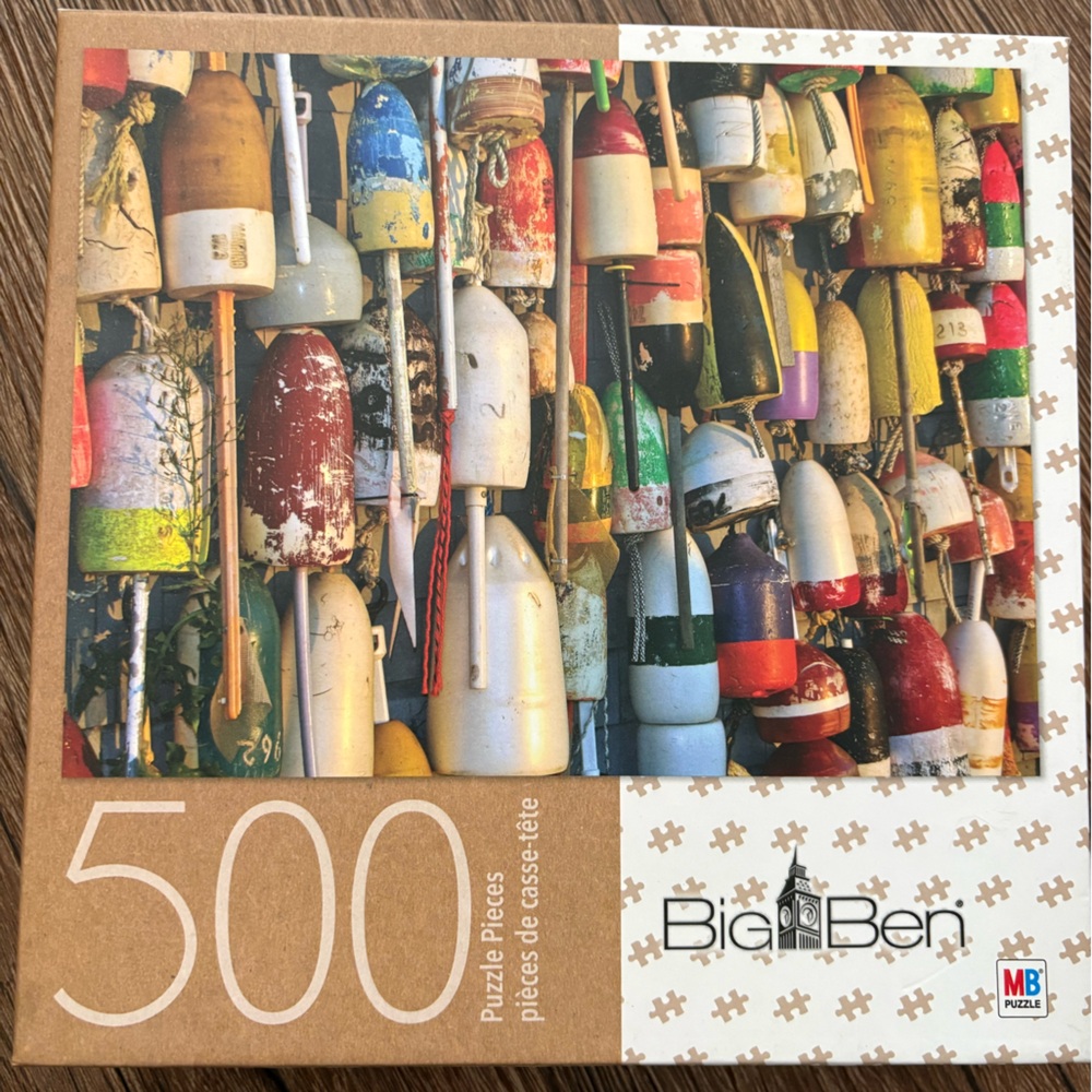 Big Ben 500-Piece Puzzle - Colorful Nautical Buoys (Multicolor)